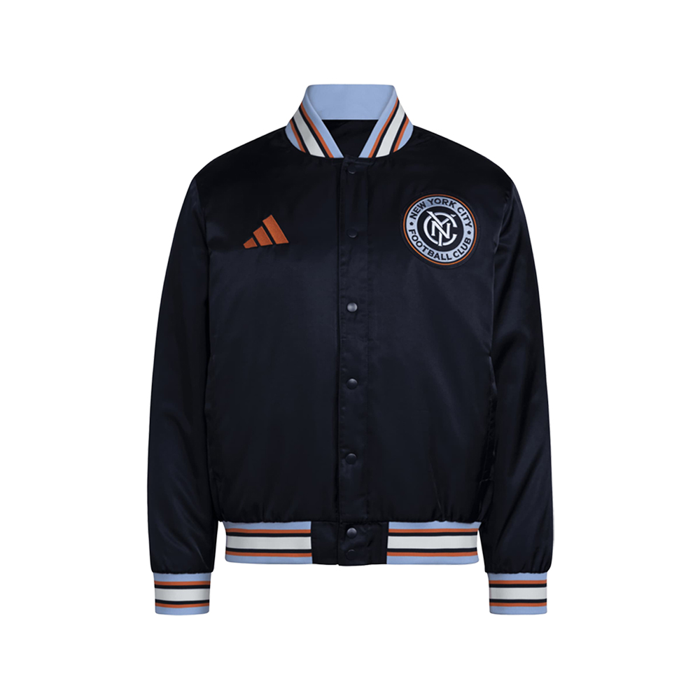 adidas Adult New York City FC Navy 2026 Jacket, Men's, Small, Blue
