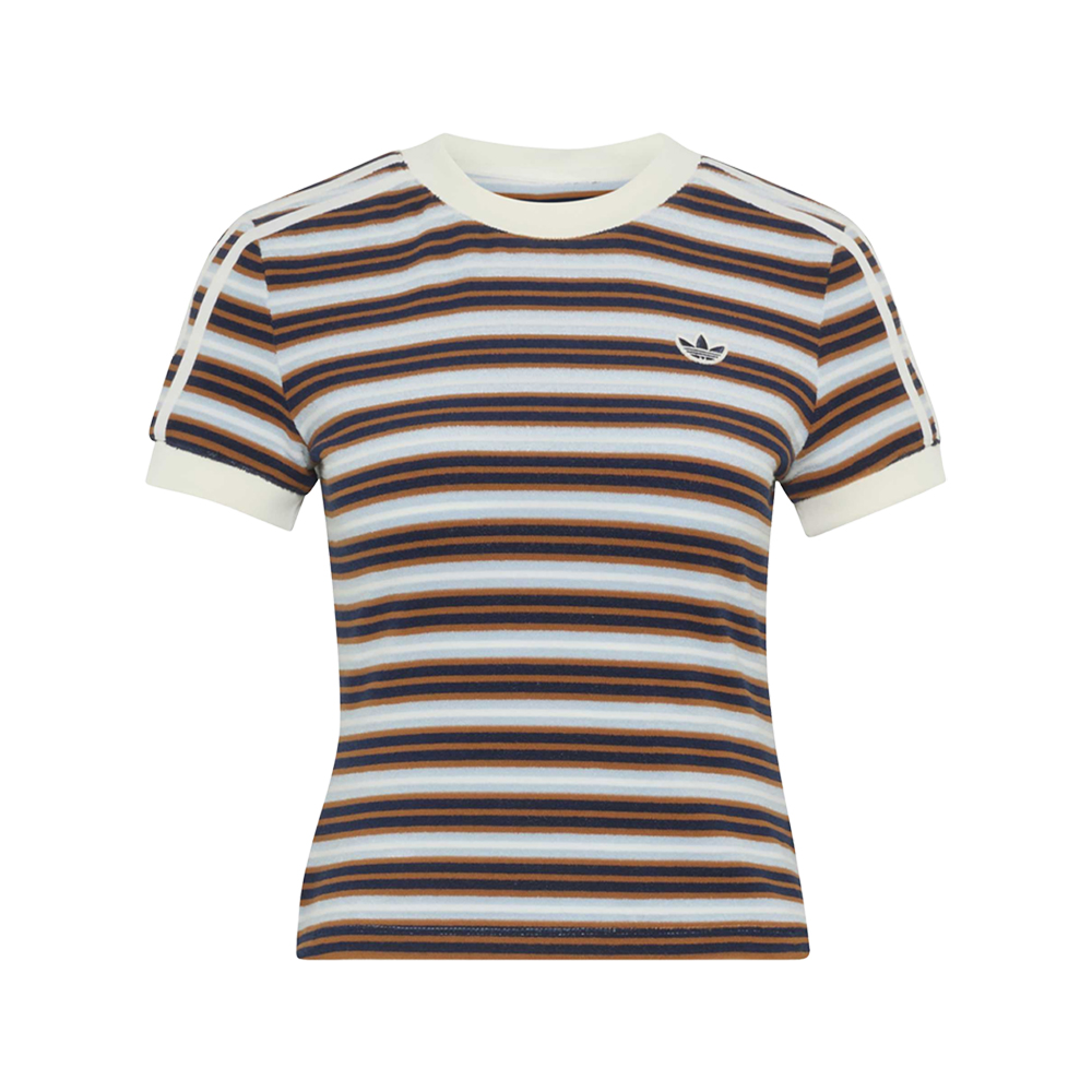 adidas Originals Summer Glow Slim Striped Tee