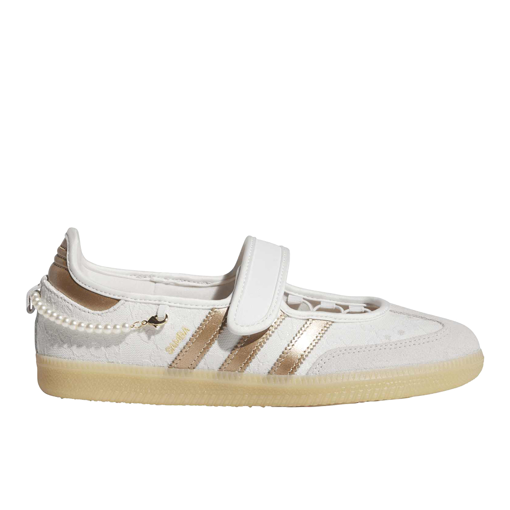 Adidas Womens Samba Jane - Shoes Crystal White/Acid Orange