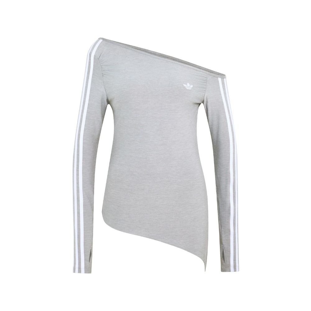 adidas adidas Originals One Shoulder Asymmetric Long-Sleeve Top