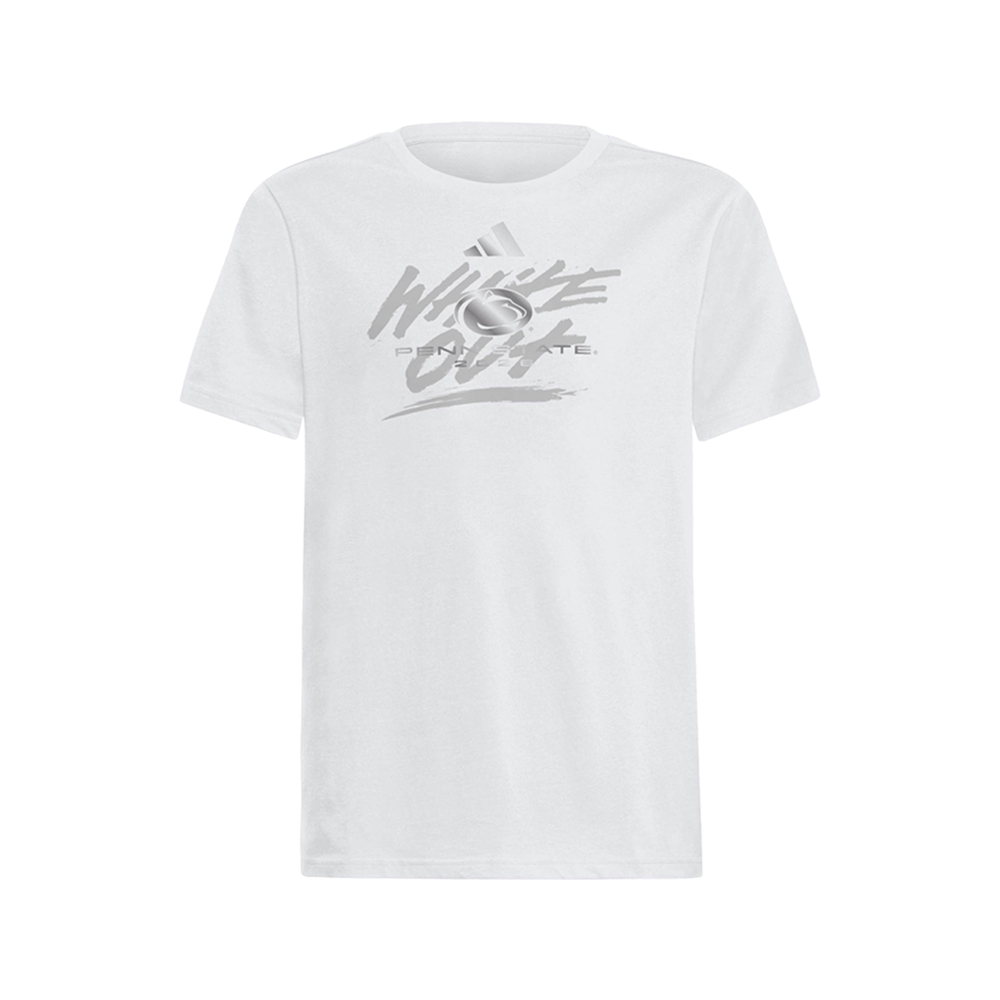 adidas Penn State Nittany Lions 2026 White Out Youth T-Shirt