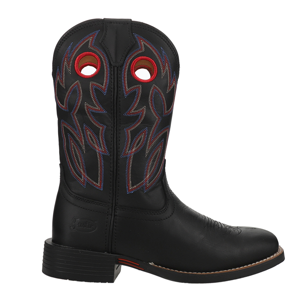 Justin Boots Bowline Square Toe Pull On Cowboy Boots