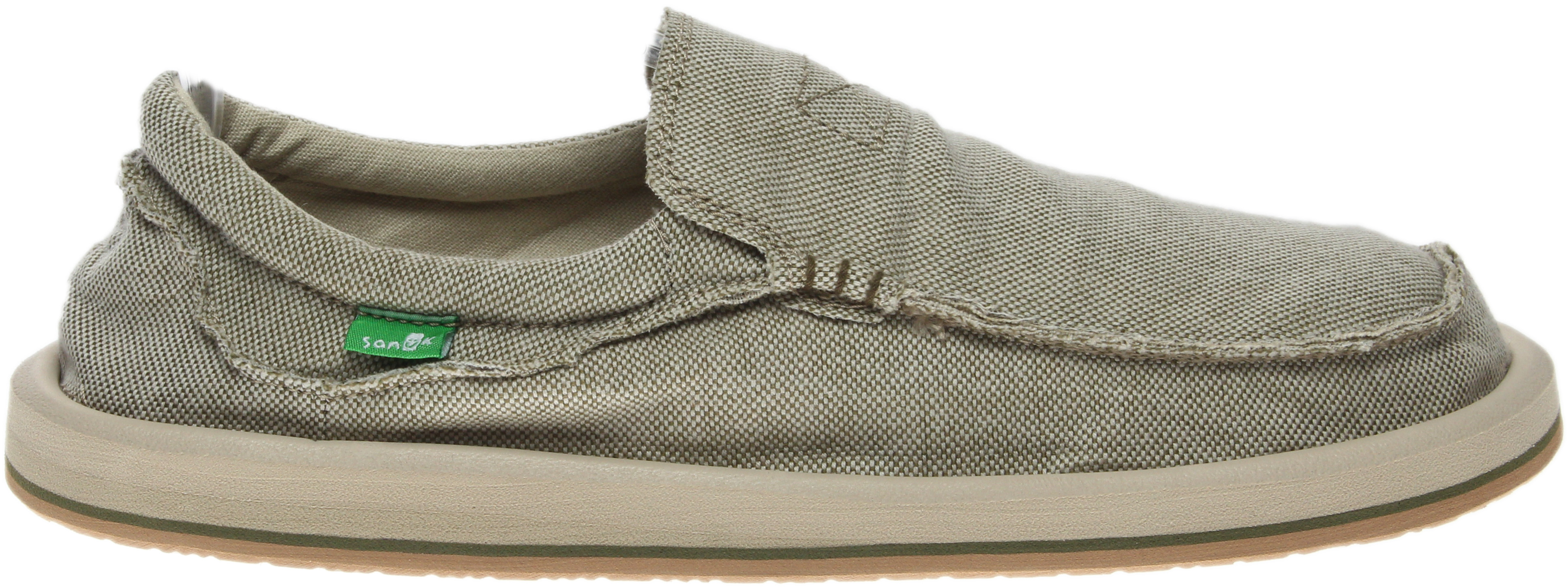 Sanuk Chiba Tx Green Mens Slip On Casual Shoes
