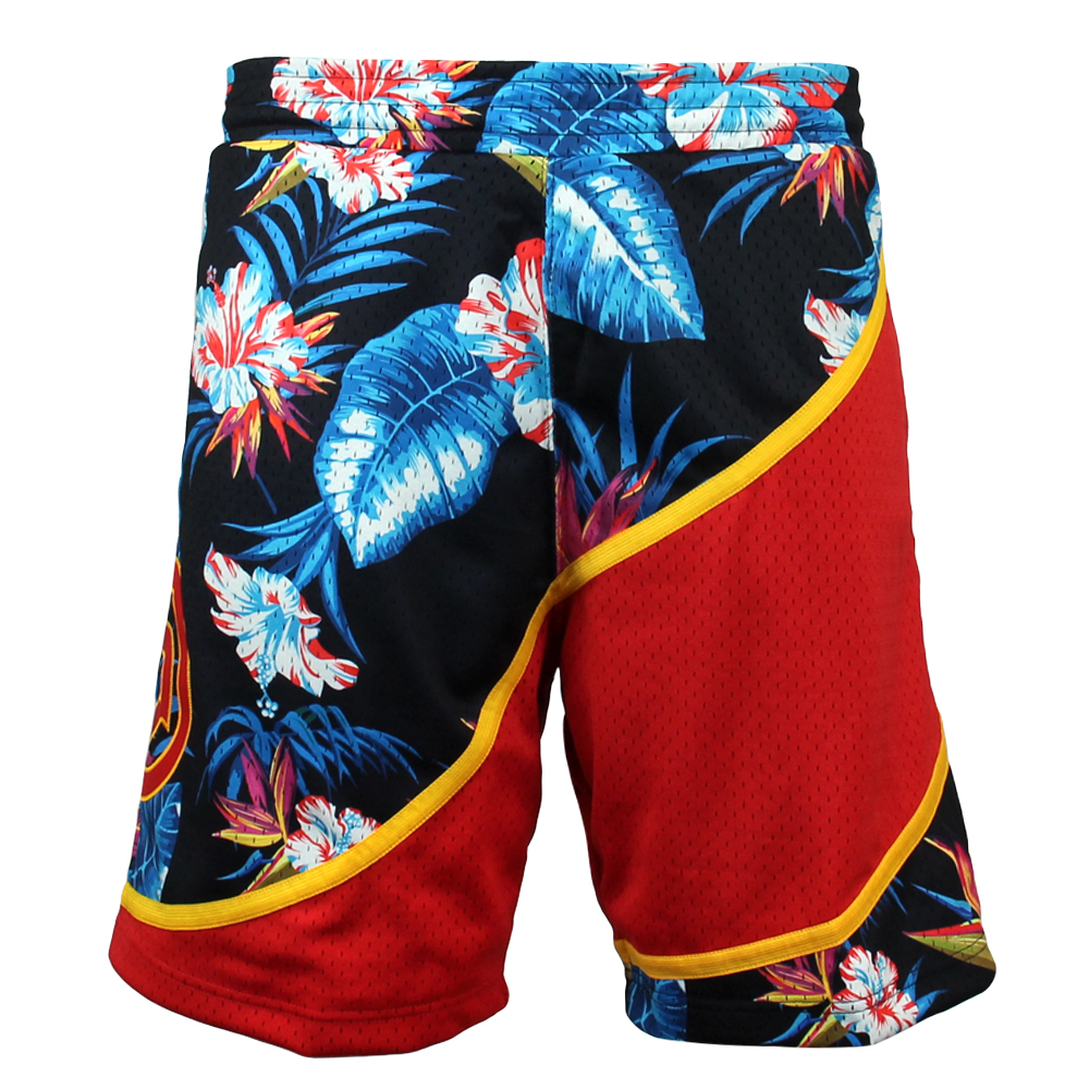 mitchell and ness floral shorts