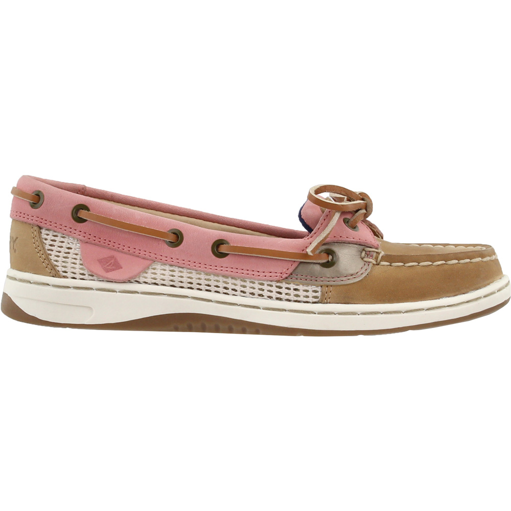 Sperry Angelfish Open Mesh Boat Shoes Brown Womens Boat Boat Flats
