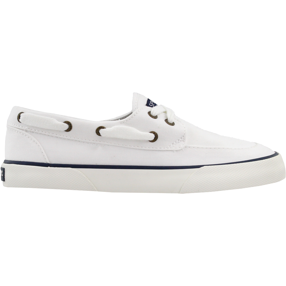sperry women's white boat shoes
