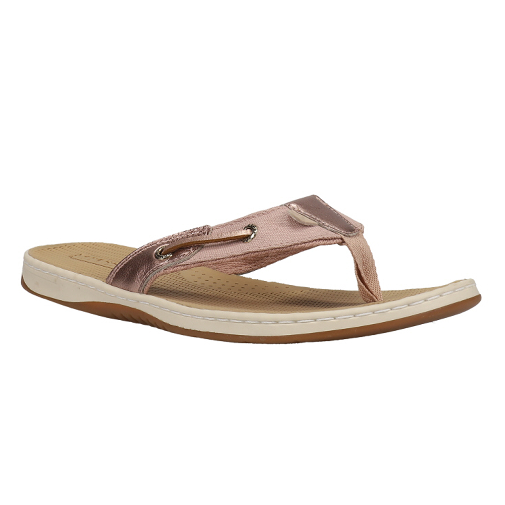 sperry seafish flip flops