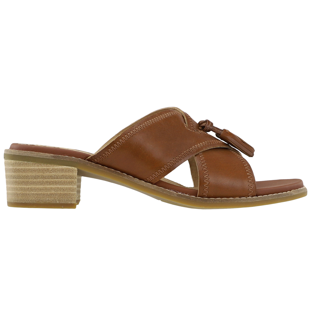 slide block heel sandals