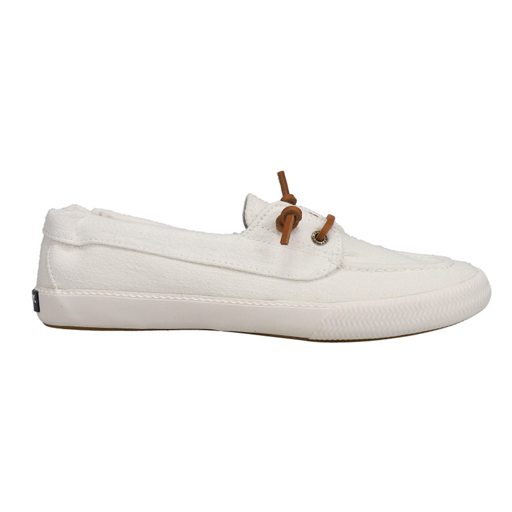 subtraction Easy to read compile Sperry Lounge Away 2 Linen Slip On Shoes White Womens Boat, Boat, Slip On  Flats