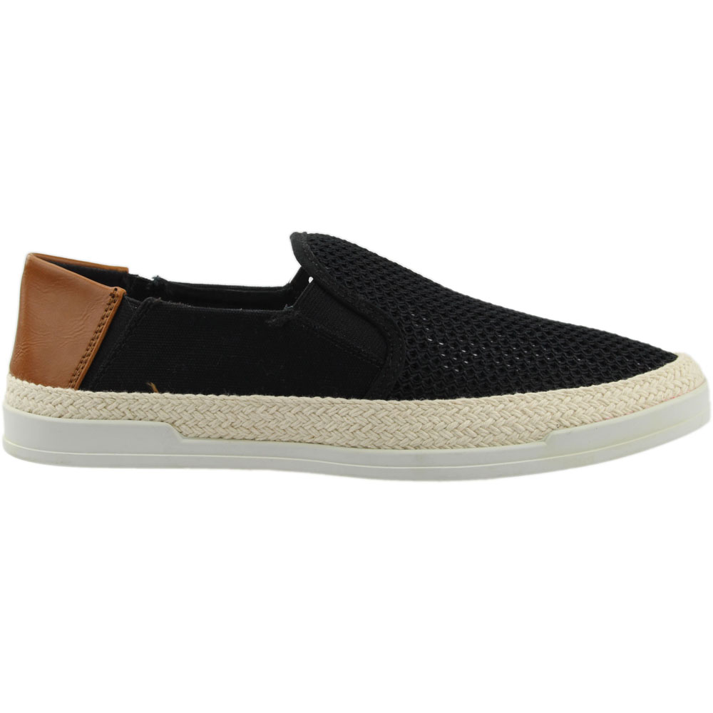 steve madden black slip on sneakers