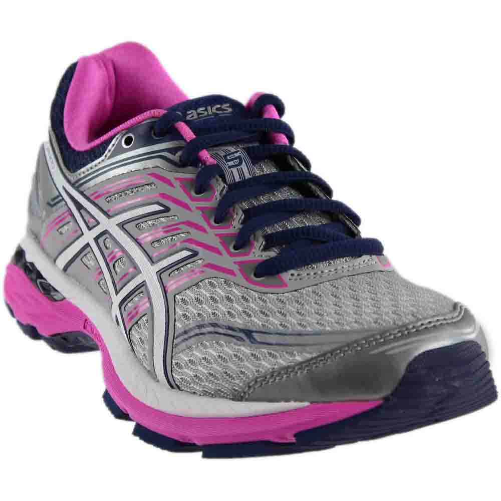 ASICS GT-2000 5 Silver Womens Lace Up 