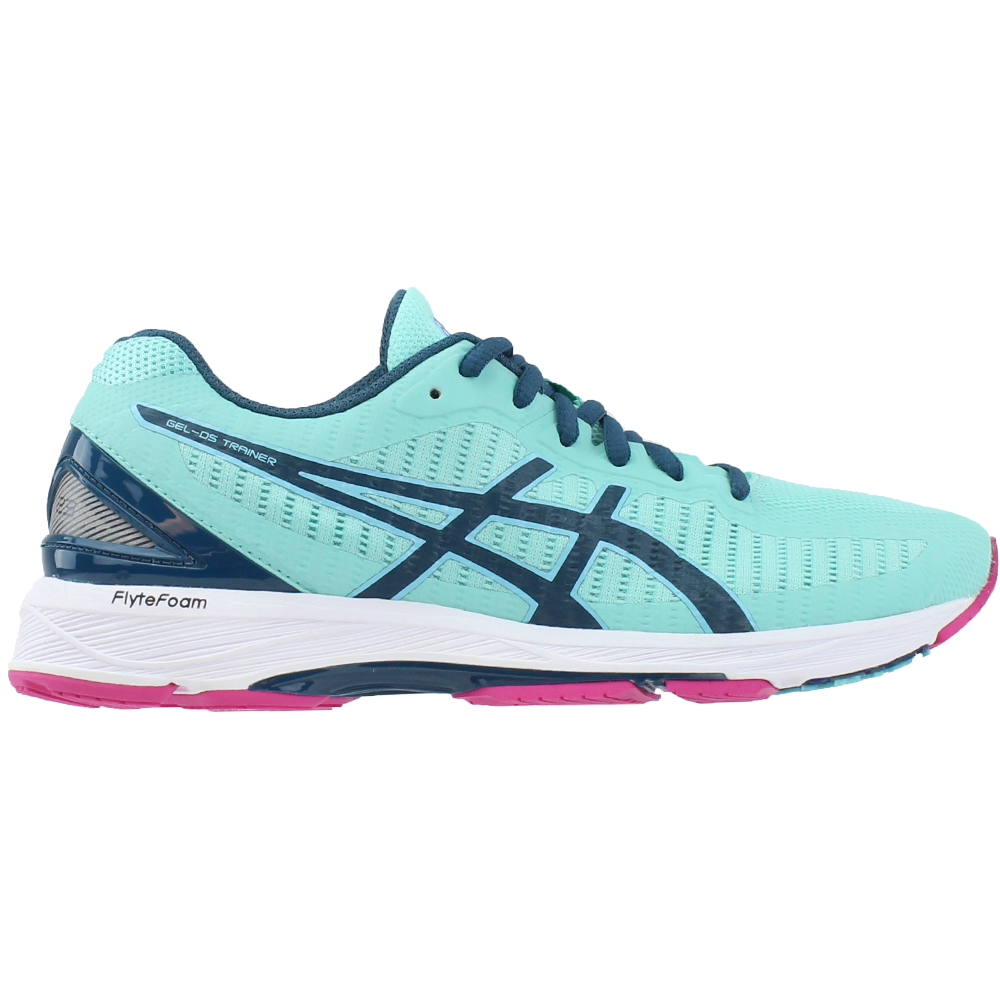 Asics Gel Ds Trainer 23 Running Shoes Blue Womens Lace Up Athletic