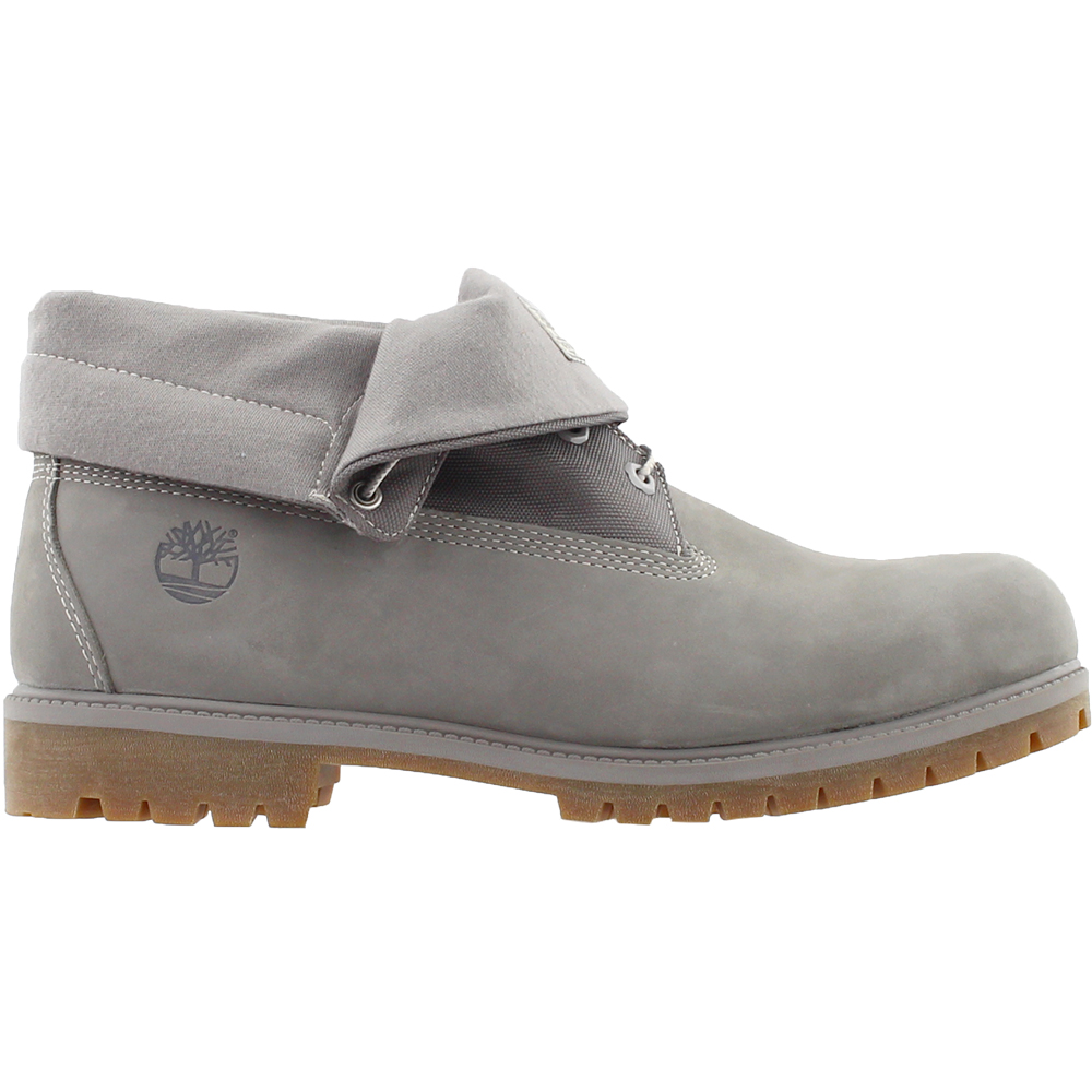 timberland roll top boots grey