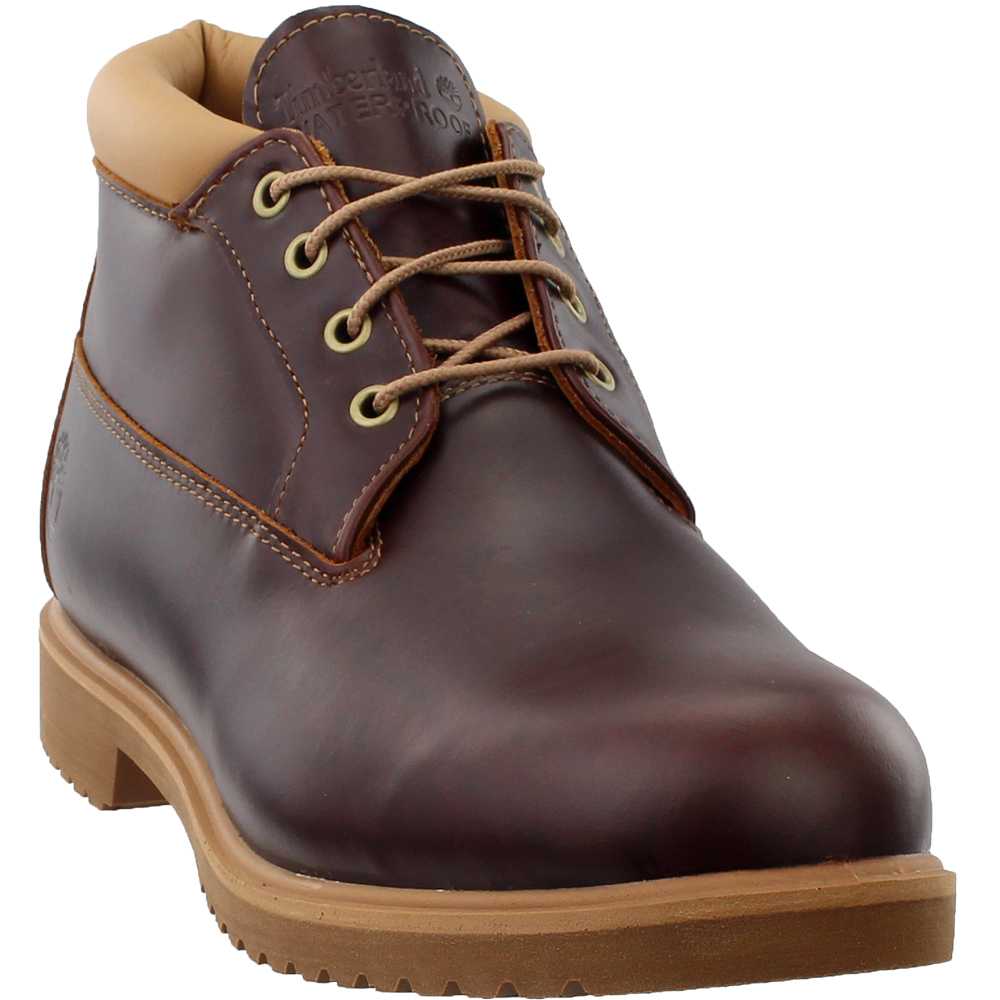 classic waterproof leather chukka boot