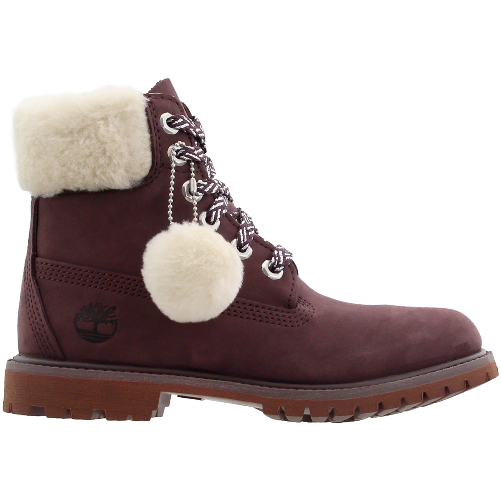 timberland shearling collar boots