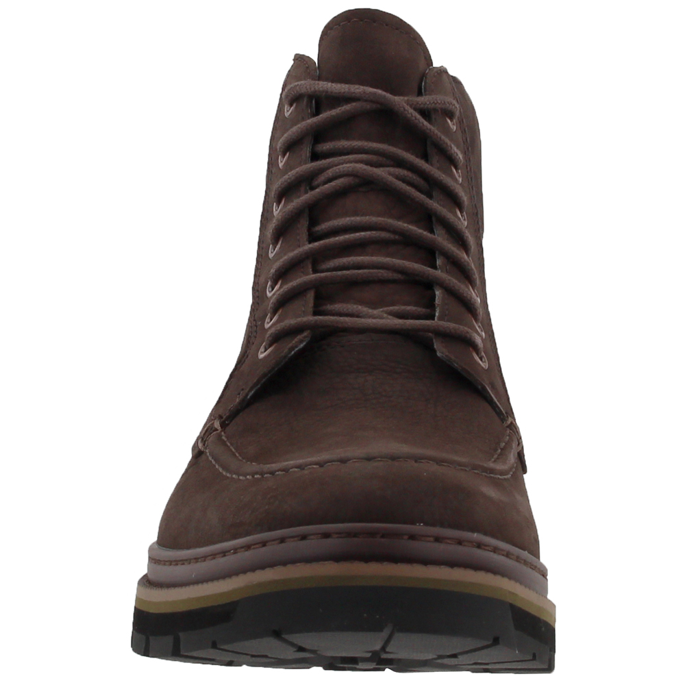Timberland Port Union Moc Toe Boot Brown Mens Lace Up Boots Timberland Port Union Moc Toe Boot Brown Mens Lace Up Boots