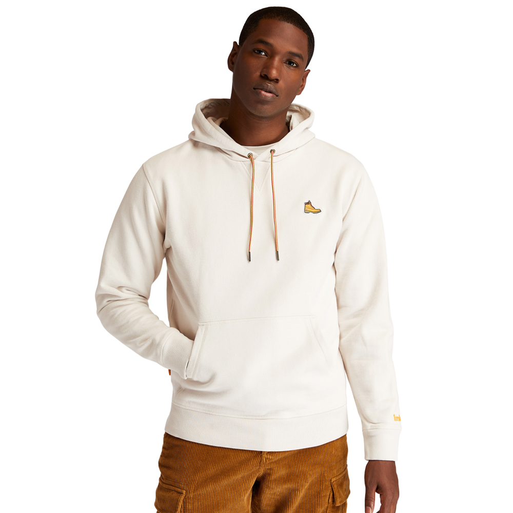 Shop White Mens Pullover Hoodie