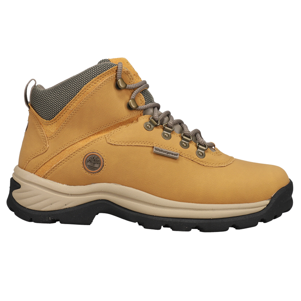 Beige Womens Timberland White Ledge Mid Waterproof Shoes
