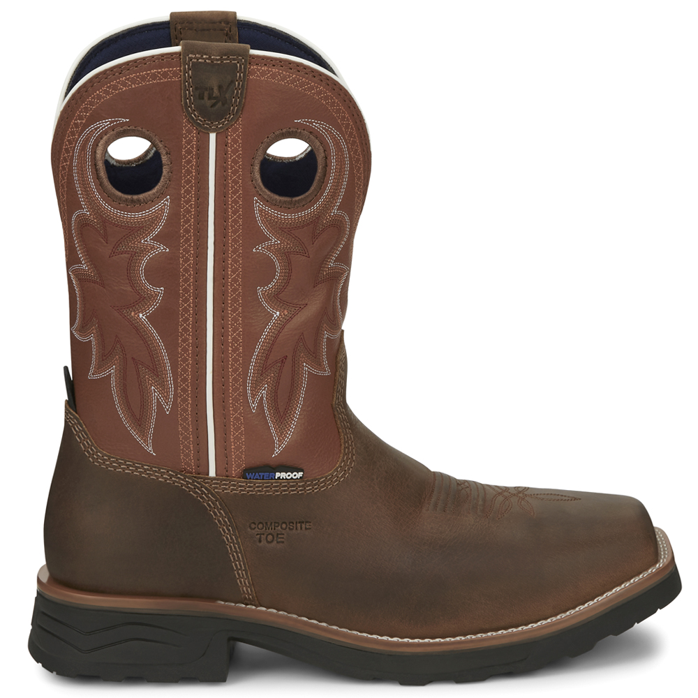 Tony Lama Fireball 11 Inch Waterproof Composite Toe Work Mens