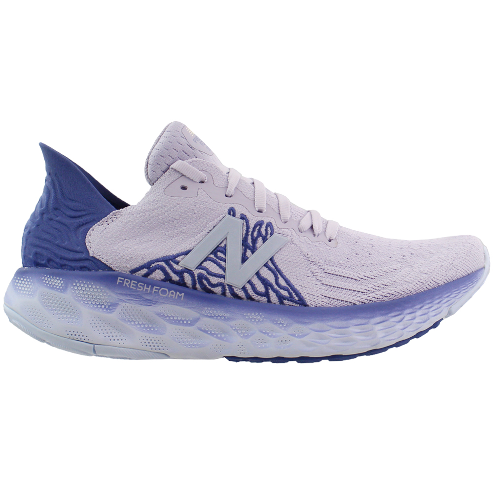 New Balance Fresh Foam 1080v10 Running Shoes Purple Womens Lace Up ...