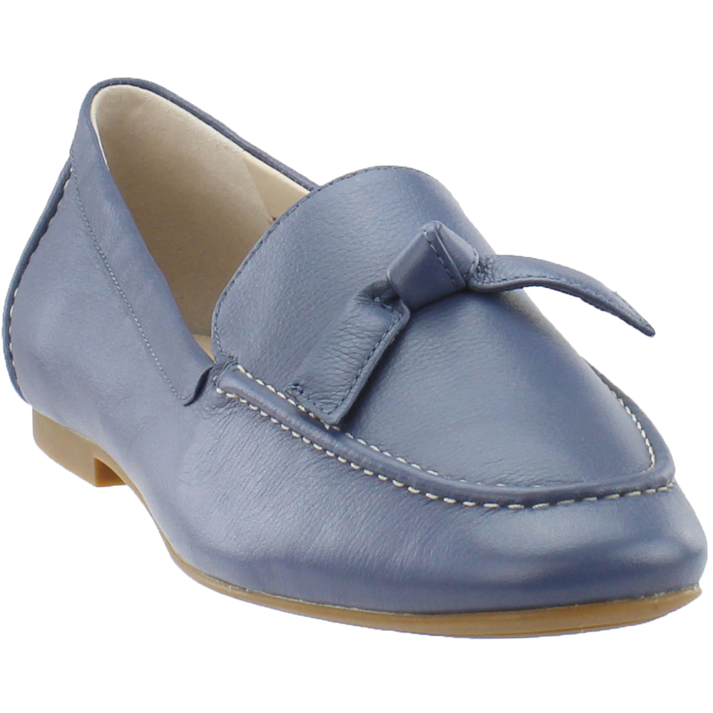 jullymart casual solid color bow flat loafers