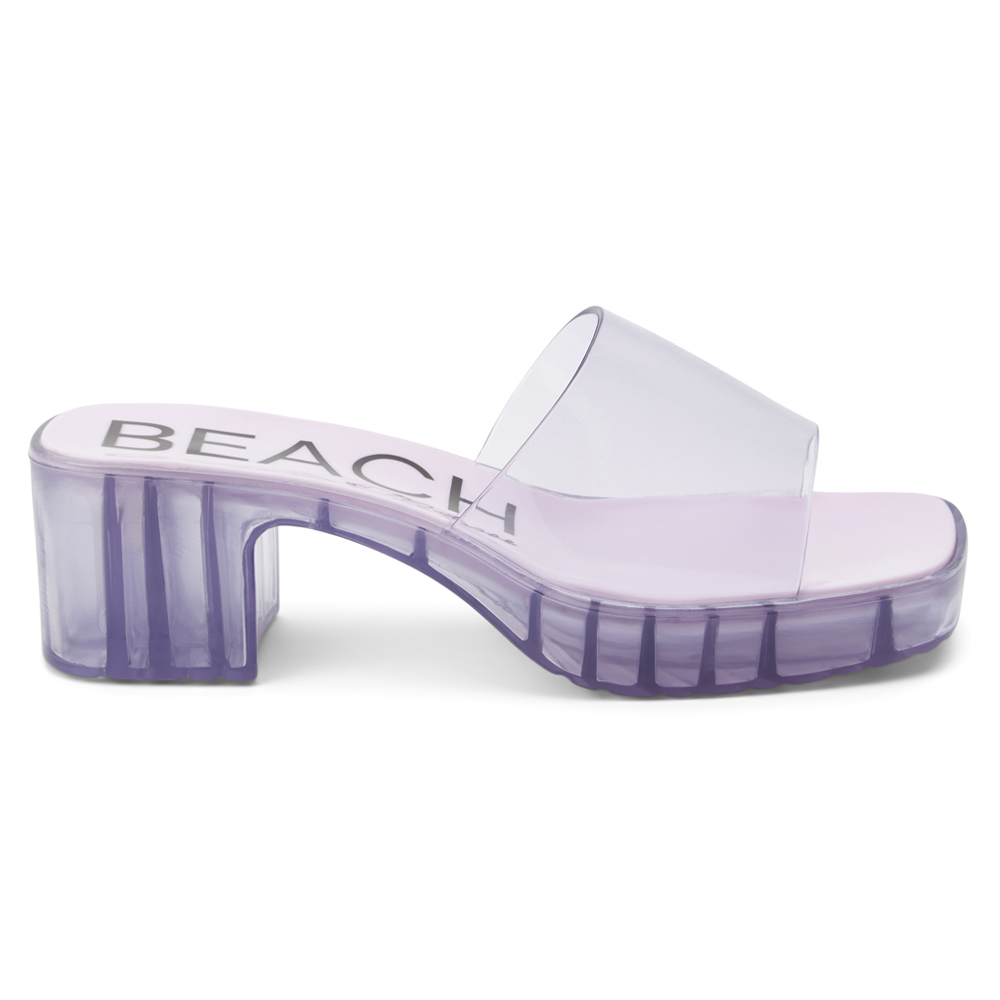 block jelly sandals