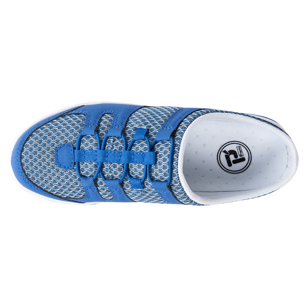 Propet Travelactiv Slide Mule donna taglia 6 4E sneakers scarpe casual WAT011M-BL - Foto 4 di 7