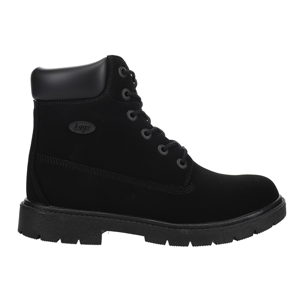 Lugz Brace Hi Round Toe Lace Up Womens Black Casual Boots