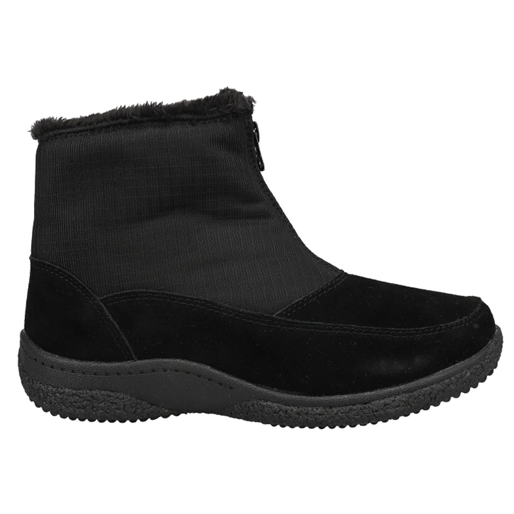 Женские черные ботинки Propet Hedy с круглым носком на молнии WBX005SBLK