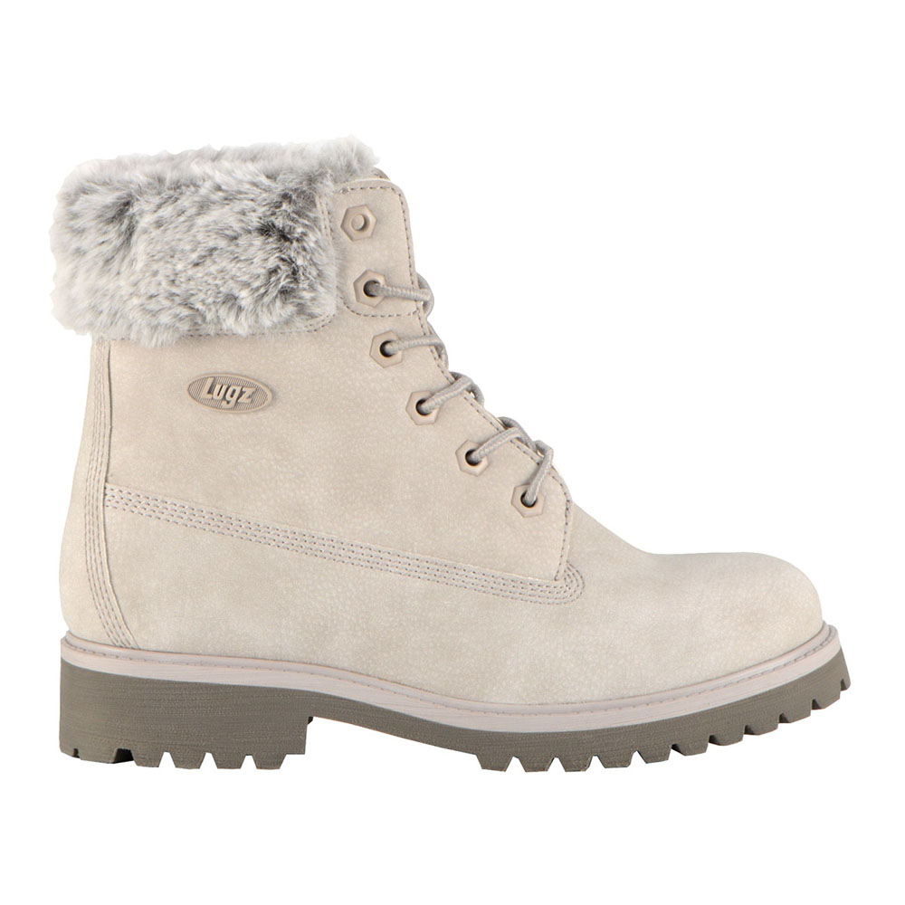 lace up fur boots