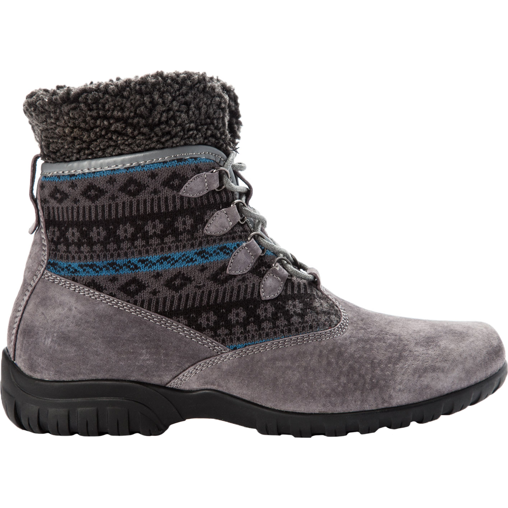 Серые повседневные женские зимние ботинки Propet Delaney Alpine WFV022SGRY