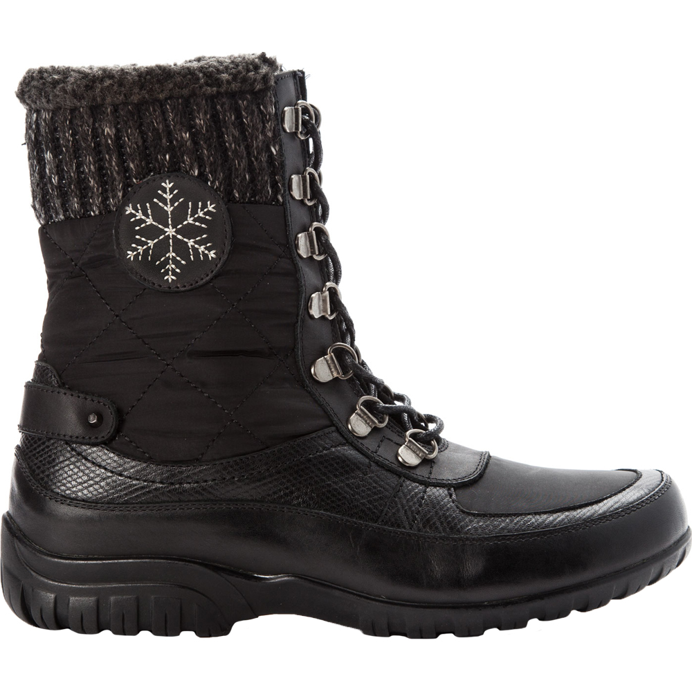 Женские черные повседневные ботинки Propet Delaney Frost Snow WFV032SBLK