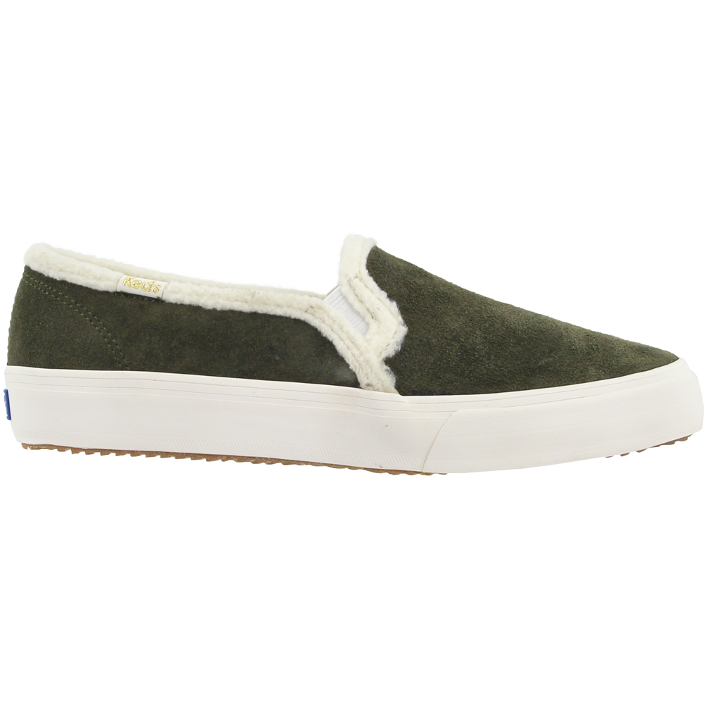 keds double decker slip on suede