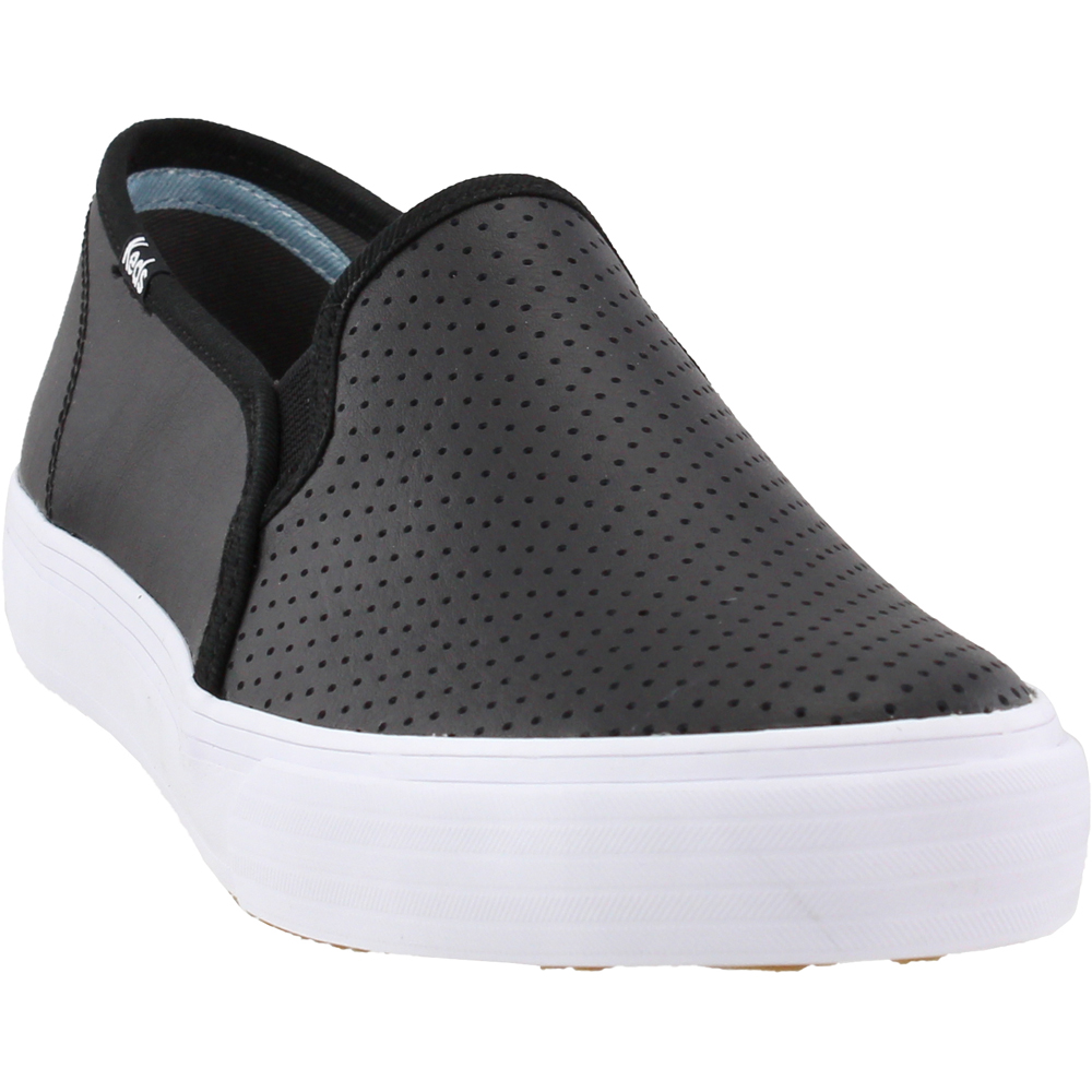 keds double decker leather black