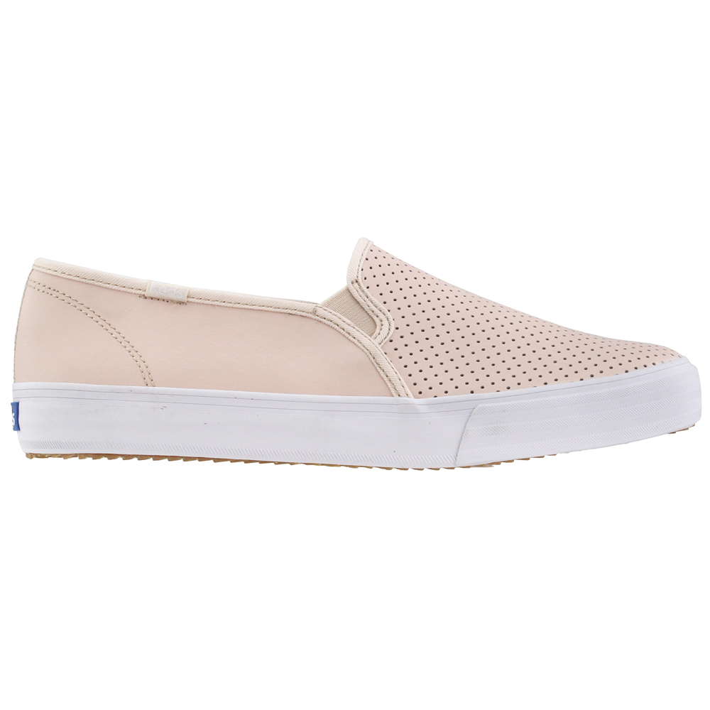 keds double decker washed leather pale pink