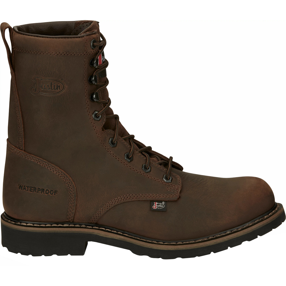 tall lace up work boots