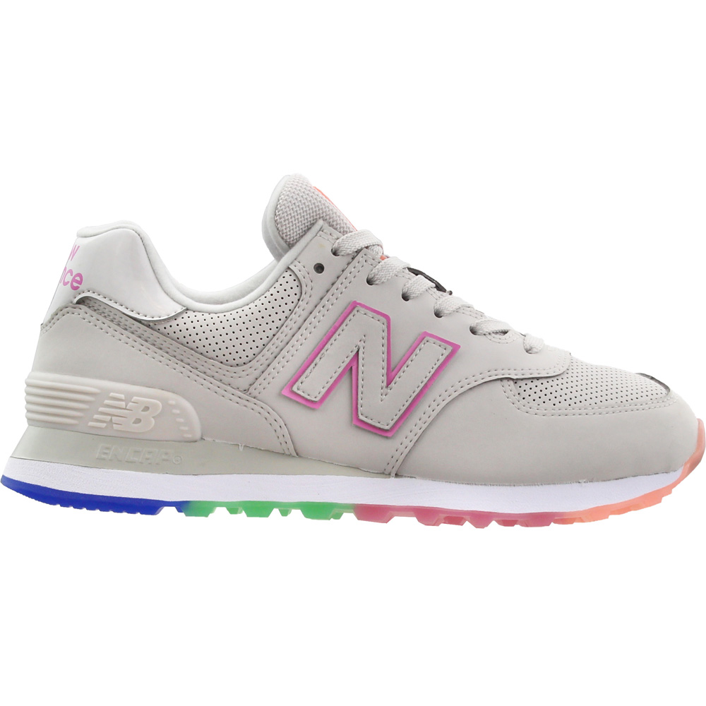 womens new balance 574 outer glow athletic shoe