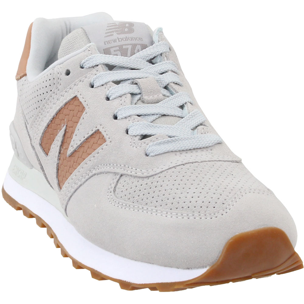 new balance 574 white with veg tan