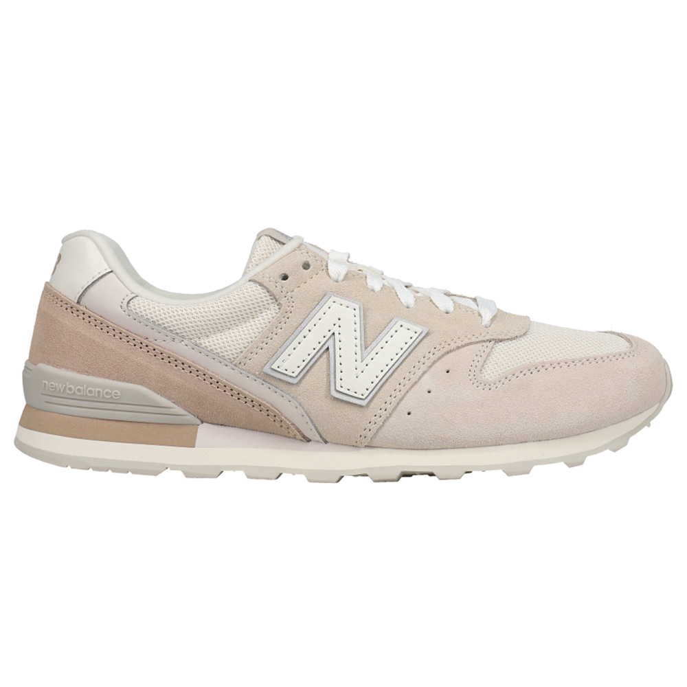 Beige Womens New Balance Lace Up Sneakers