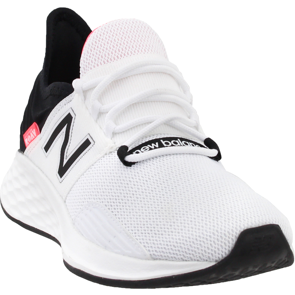 fresh foam roav white with black & guava
