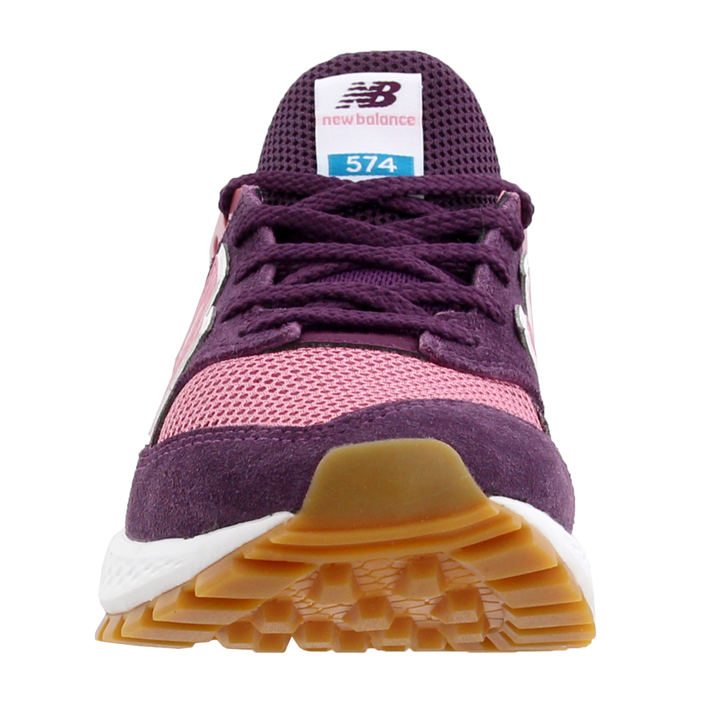 New Balance 574 Sport Lace Up Sneakers Purple Womens Lace ...