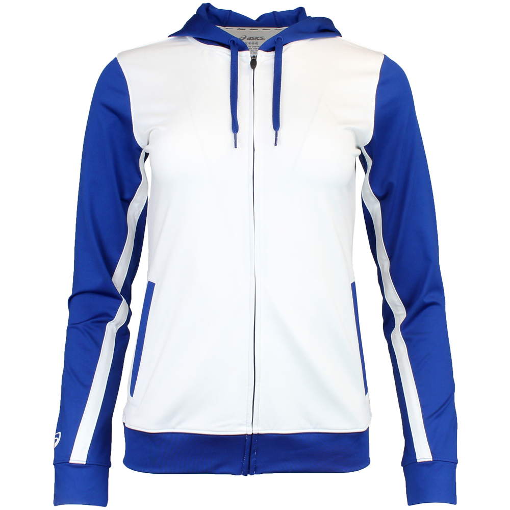 ASICS Junior Lani Jacket Youth Girls White Casual Athletic Outerwear