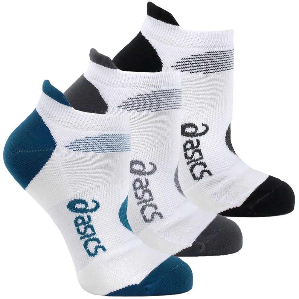 Shop White Unisex ASICS Intensity Single Tab 3-Pack Socks